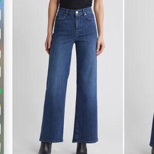NWT Frame Le Slim Palazzo Ankle Jeans, 30 Thunderstorm